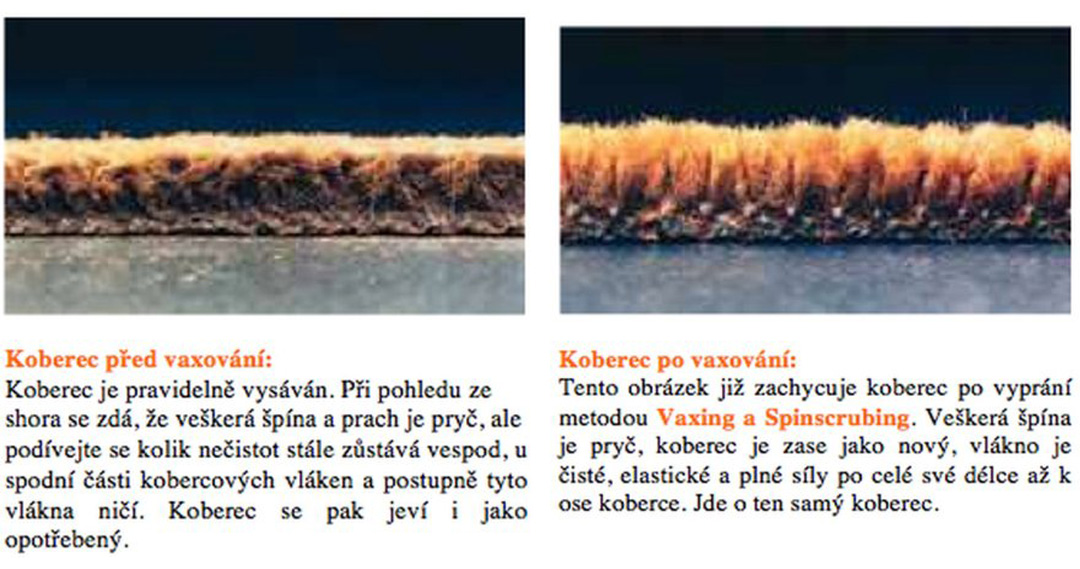 Mokré čištění koberců a extrakční čištění koberců